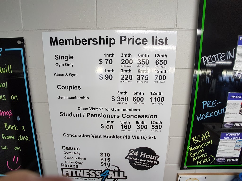 Fitness for All | gym | 36/38 Pearce St, Parkes NSW 2870, Australia | 0268622242 OR +61 2 6862 2242