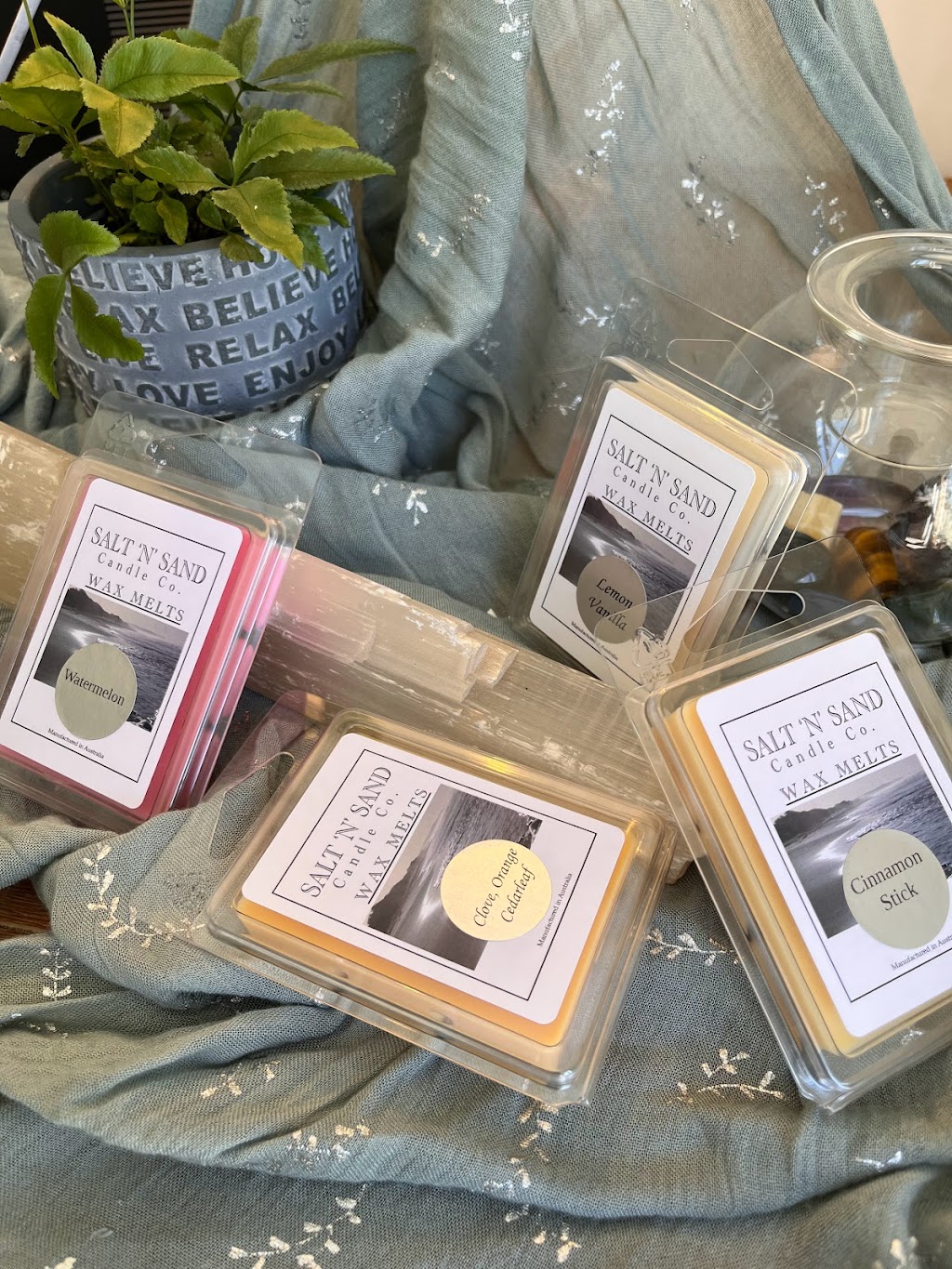 Salt n Sand Candle Co. | 21 Leopold St, Strathtulloh VIC 3338, Australia | Phone: 0498 287 752