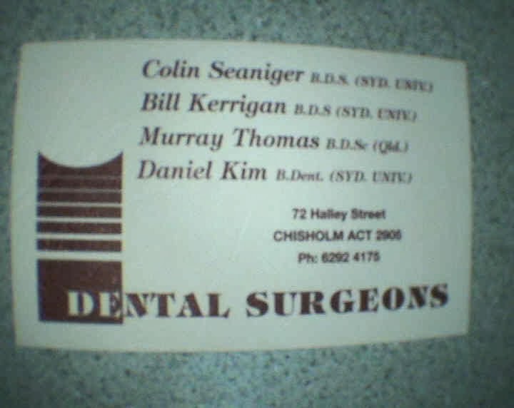 Kerrigan Bill | dentist | 72 Halley St, Chisholm ACT 2905, Australia | 0262924175 OR +61 2 6292 4175