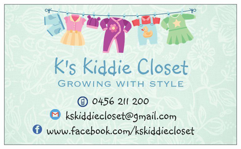 Ks Kiddie Closet | 3 Albert St, Goondiwindi QLD 4390, Australia | Phone: 0456 211 200