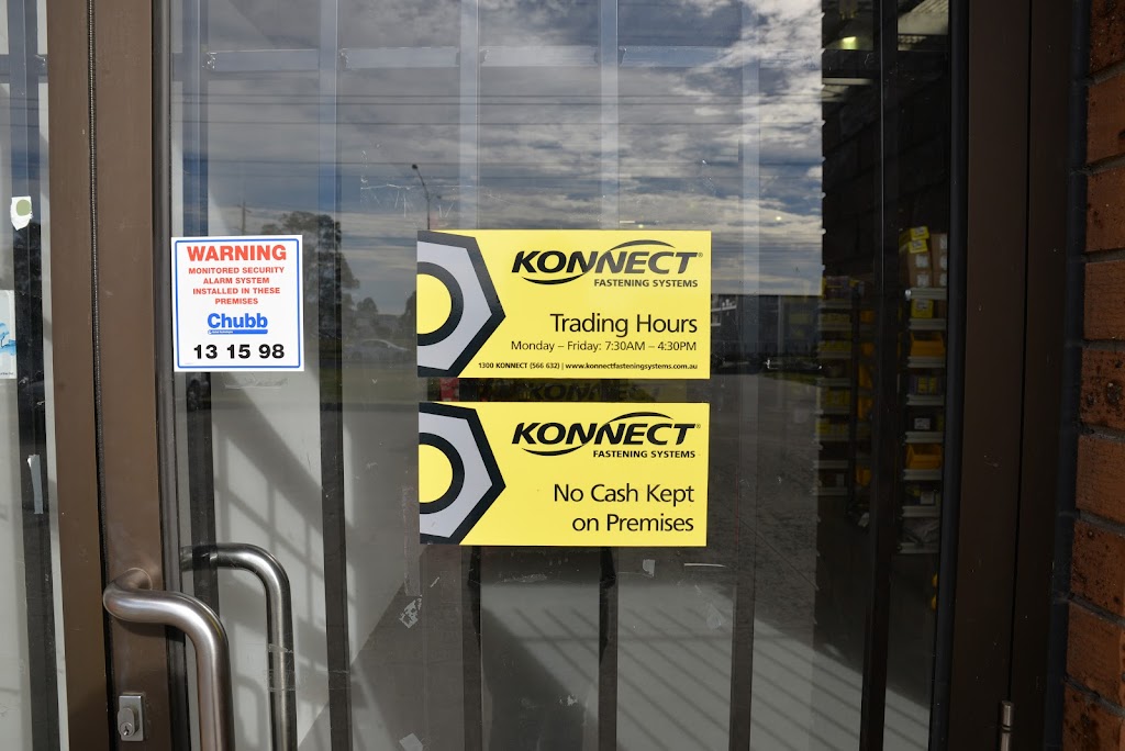 Konnect Fastening Systems | 5/2 Indian Dr, Keysborough VIC 3173, Australia | Phone: (03) 9793 3644