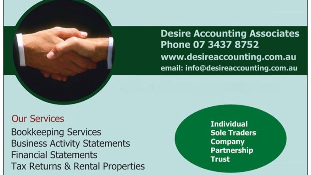 Desire Accounting Associates | accounting | 76 Steamer Way, Spring Mountain QLD 4124, Australia | 0734378752 OR +61 7 3437 8752