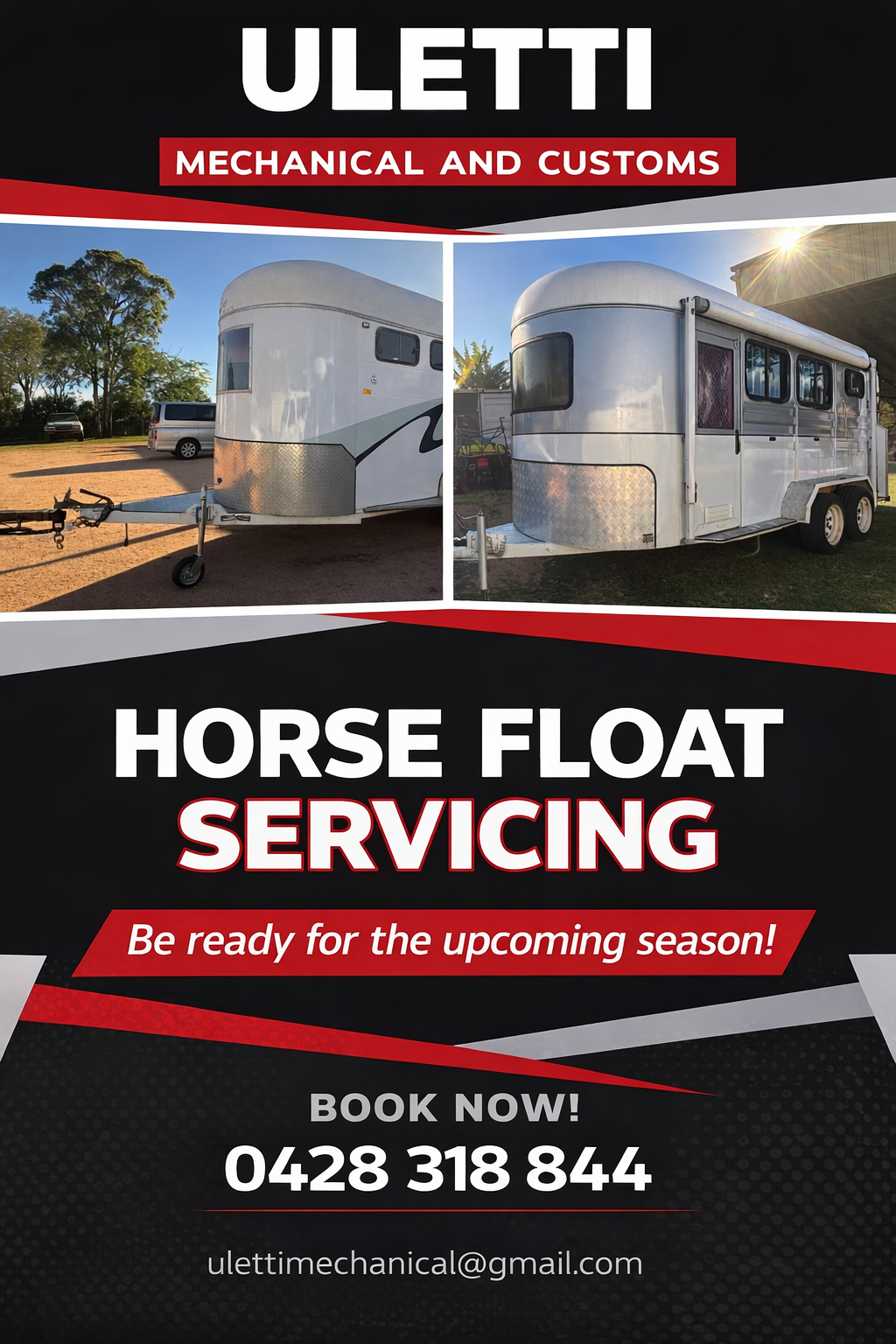 Uletti Mechanical & Customs | 3 Anvil Court, Goombungee QLD 4354, Australia | Phone: 0428 318 844