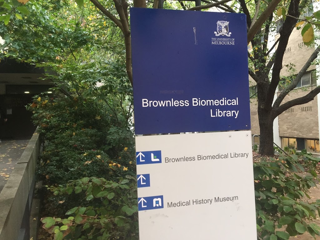 Brownless Biomedical Library | library | 182, University Of Melbourne, Grattan St, Carlton VIC 3053, Australia | 0390355511 OR +61 3 9035 5511