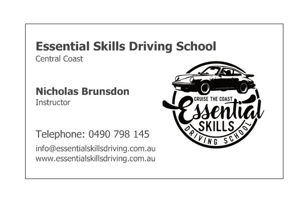 Essential Skills Driving School |  | Tania Dr, Point Clare NSW 2250, Australia | 0490798145 OR +61 490 798 145