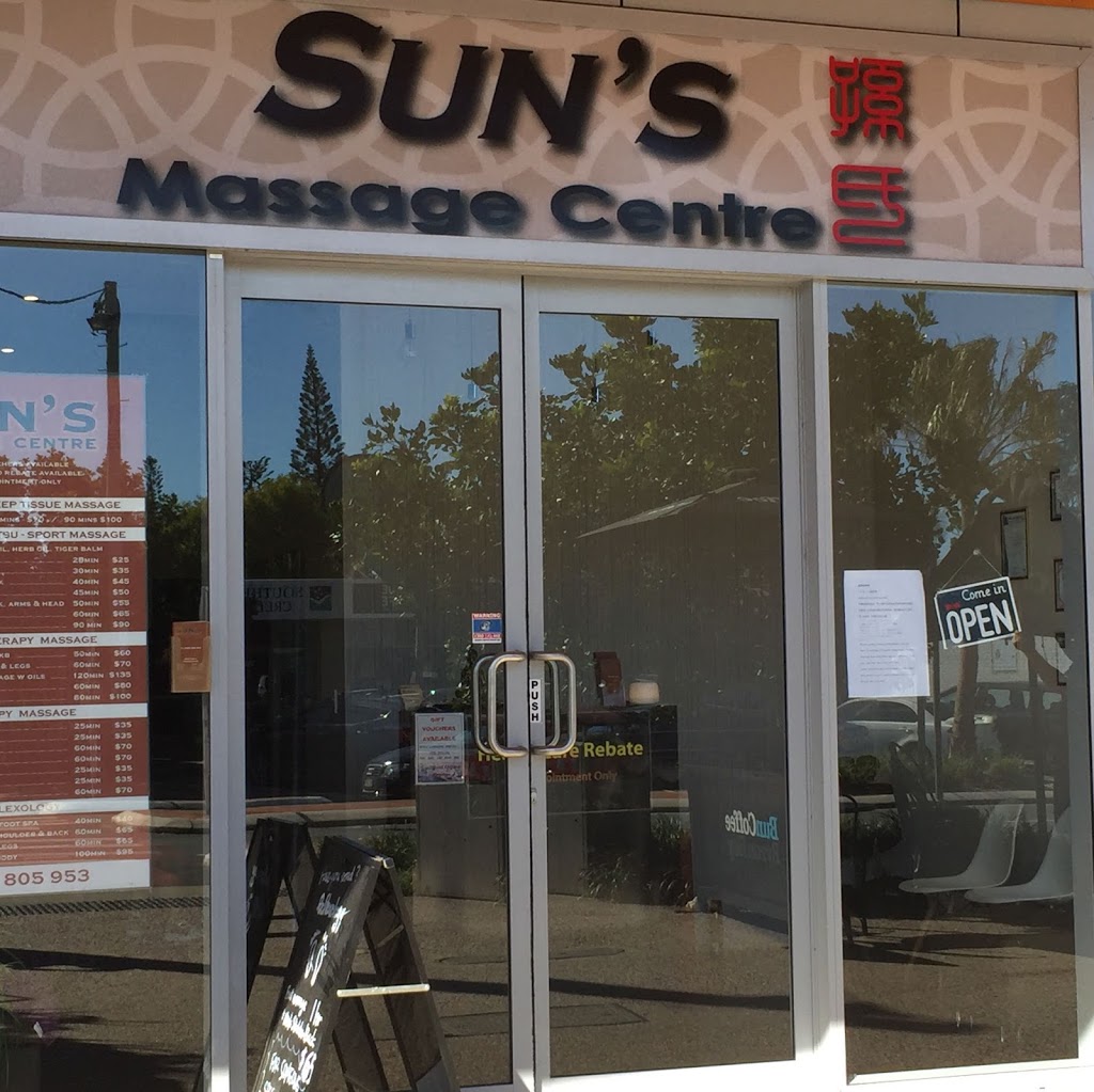 Suns Massage Centre Cabarita | 39-45 Tweed Coast Rd, Cabarita Beach NSW 2488, Australia | Phone: 0458 805 953