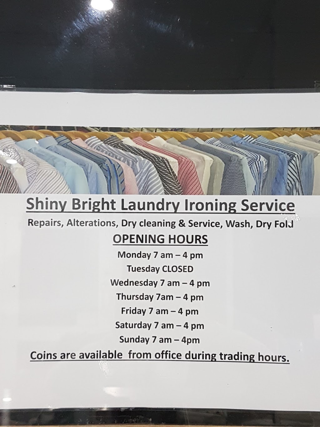 Shiny Brights Laundry | 3/153 Old S Rd, Old Reynella SA 5161, Australia | Phone: (08) 8322 4399