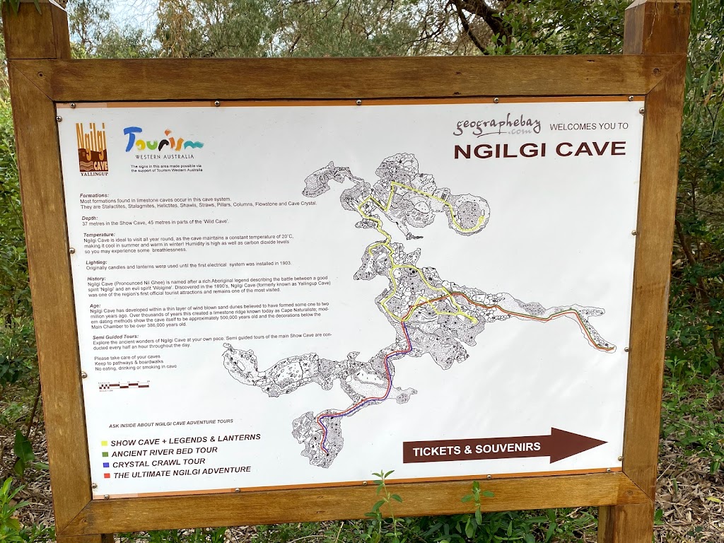 Ngilgi Cave | 76 Yallingup Caves Rd, Yallingup WA 6282, Australia | Phone: (08) 9757 7411