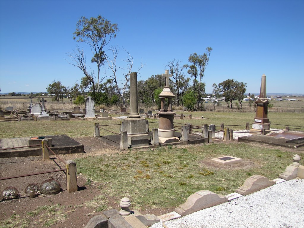 Nobby Cemetery | 86 Mount Kent Boundary Rd, Nobby QLD 4360, Australia