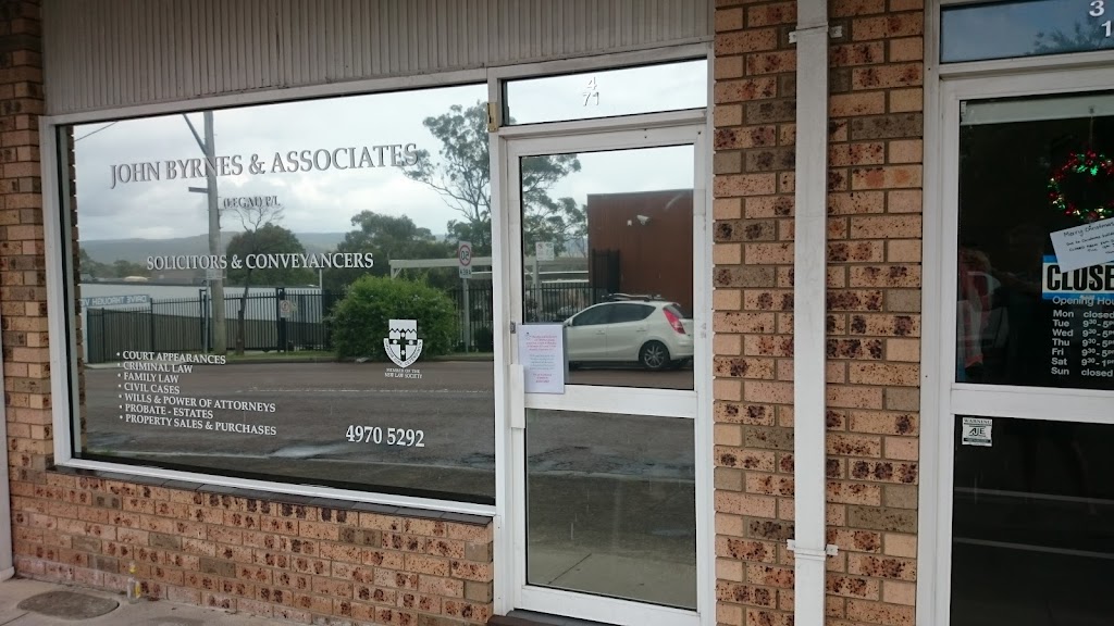 John Byrnes & Associates | Shop 4/71 Dora St, Morisset NSW 2264, Australia | Phone: (02) 4970 5292