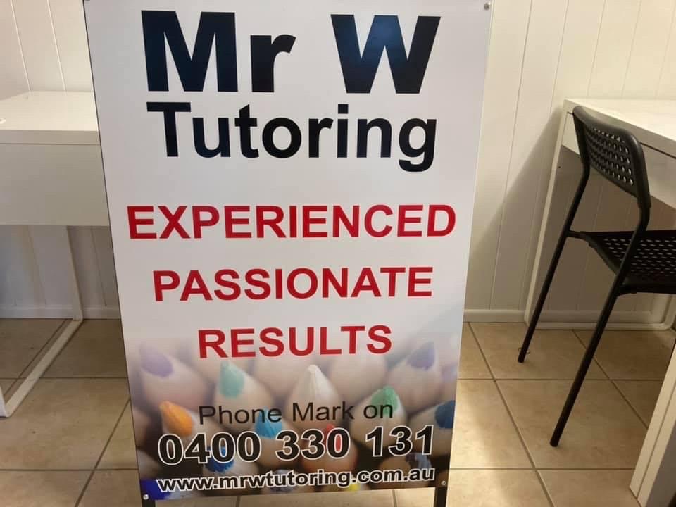 Mr W Tutoring | 35 Burnham Rd, Bardon QLD 4065, Australia | Phone: 0400 330 131