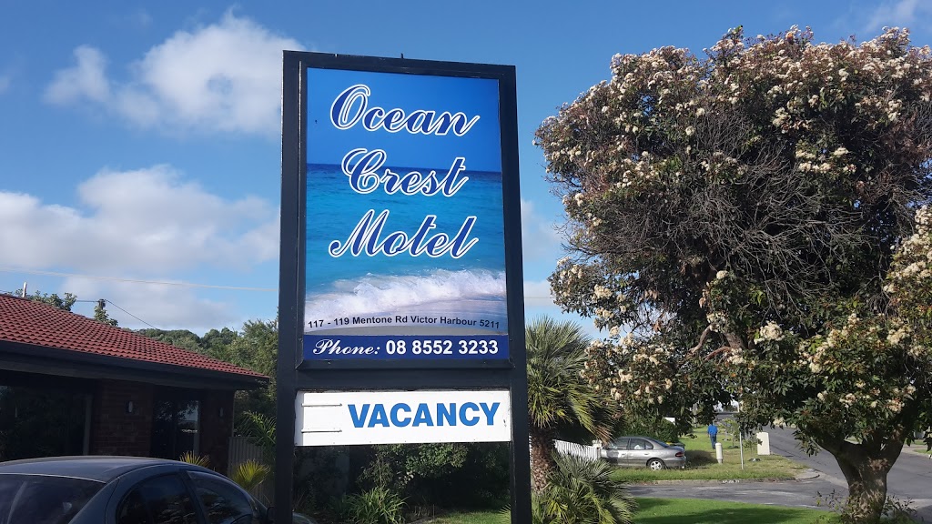 Ocean Crest Motel | 117 Mentone Rd, Hayborough SA 5211, Australia | Phone: (08) 8552 3233