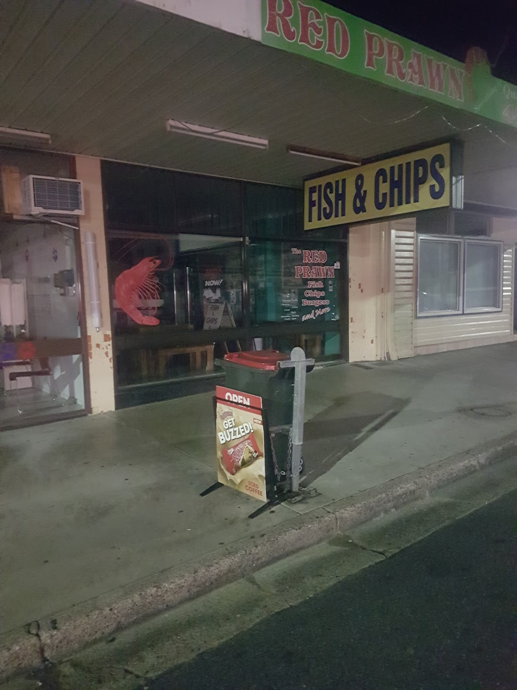 Red Prawn Fish And Chips | 6 Mellefont St, Gladstone W QLD 4680, Australia | Phone: (07) 4972 3474