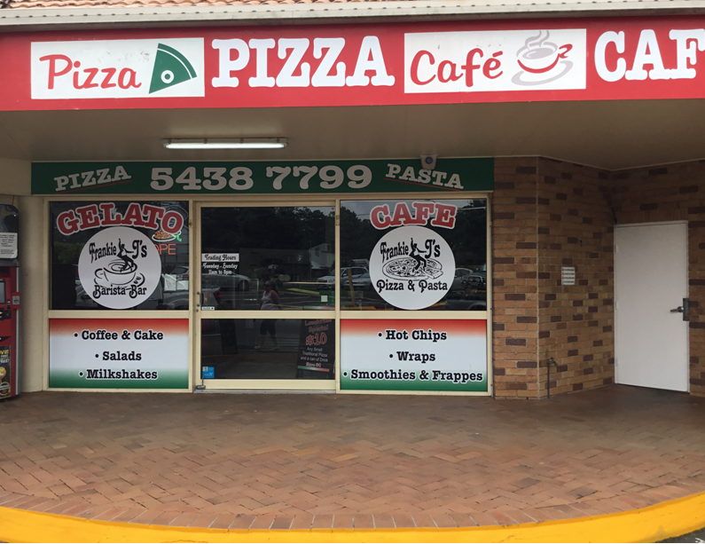 Frankie Js Pizza And Pasta | Glass House Centre, 5/7 Reed St, Glass House Mountains QLD 4518, Australia | Phone: (07) 5438 7799
