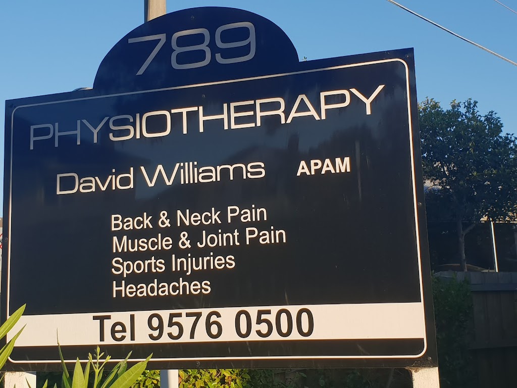 David Williams Physiotherapy | physiotherapist | 789 High St, Armadale VIC 3143, Australia | 0395760500 OR +61 3 9576 0500