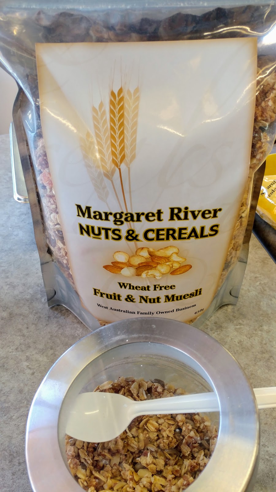 Margaret River Nuts and Cereals | store | 219 Harmans Mill Rd, Metricup WA 6280, Australia | 0897556770 OR +61 8 9755 6770