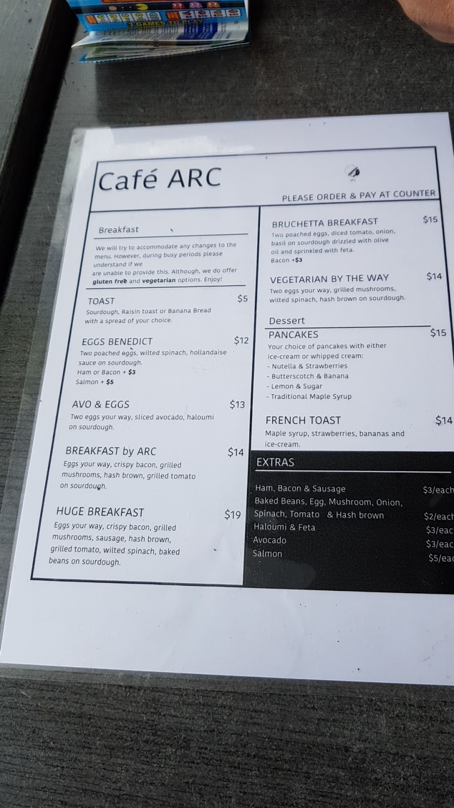 Cafe ARC & Takeaway | 5/1469 Camden Valley Way, Leppington NSW 2179, Australia | Phone: (02) 9606 5560