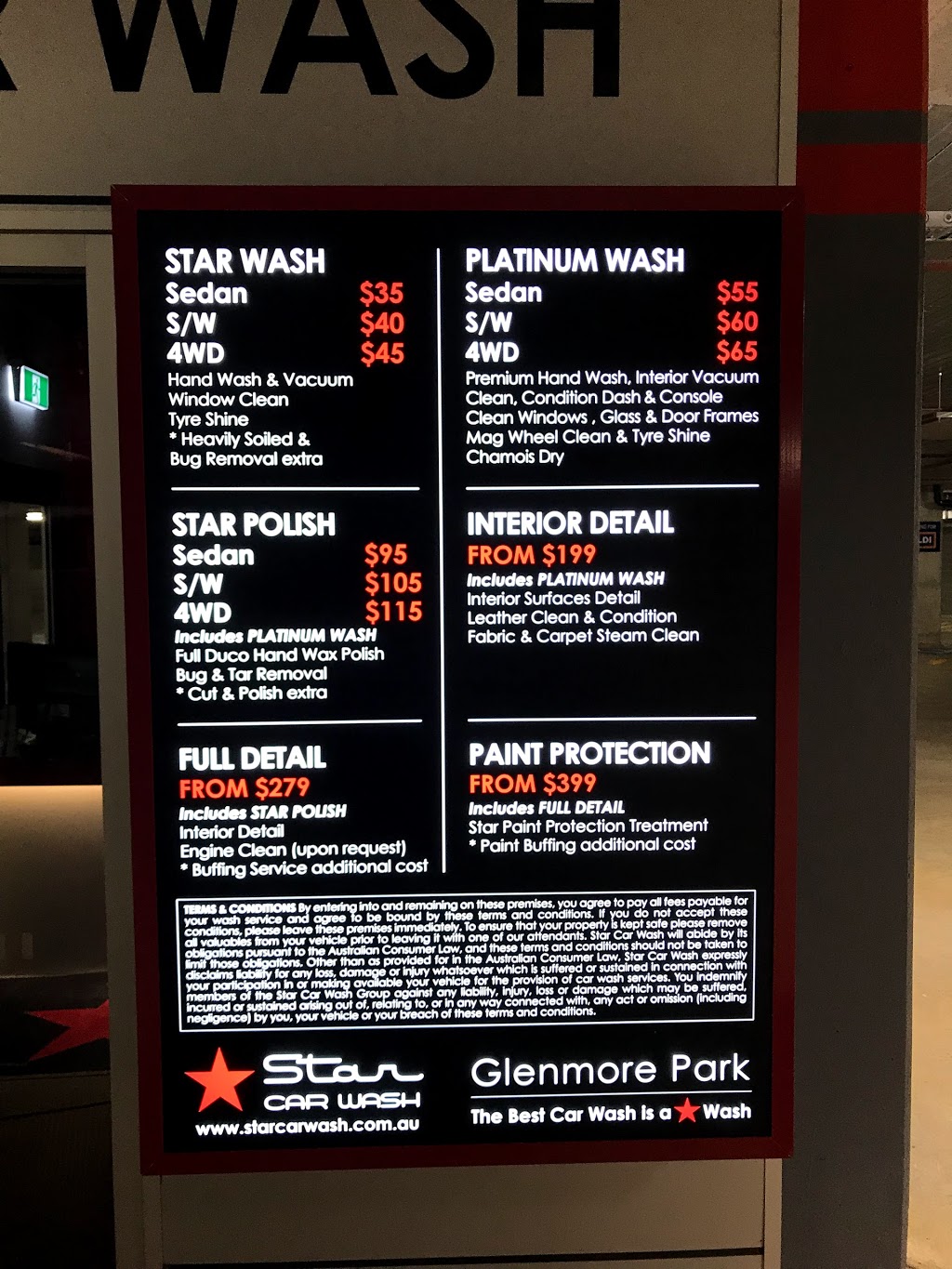 Star Car Wash | car wash | The New Glenmore Park Town Centre, P2 Car Park, 1-11 Town Terrace, Glenmore Park NSW 2745, Australia | 0247372406 OR +61 2 4737 2406