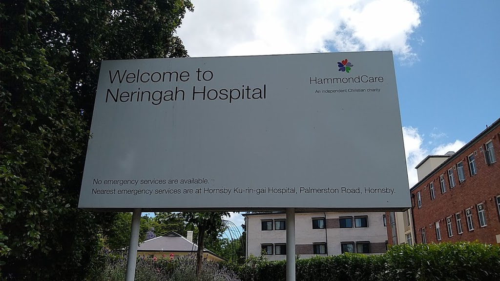 Neringah Hospital | hospital | 4-12 Neringah Ave S, Wahroonga NSW 2076, Australia | 0294882200 OR +61 2 9488 2200