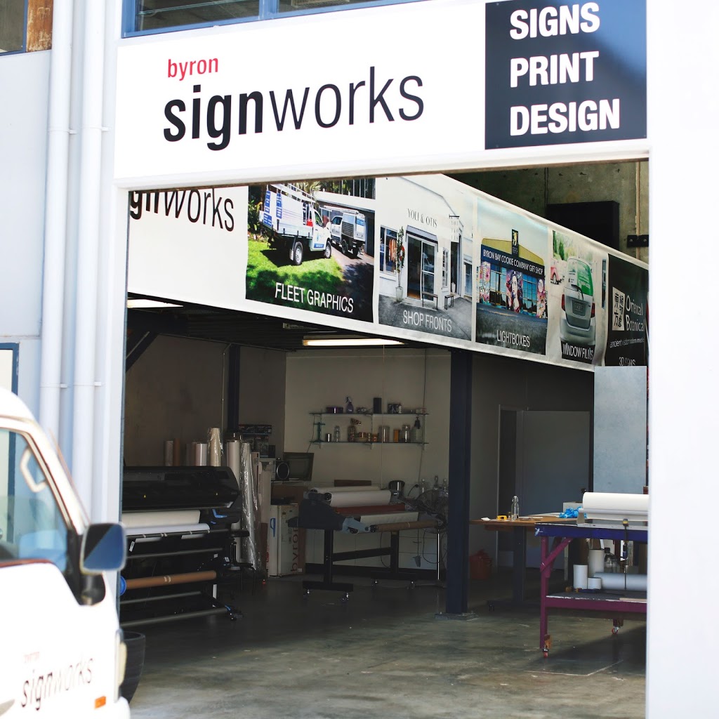 Byron Signworks | 3/13 Towers Dr, Mullumbimby NSW 2482, Australia | Phone: (02) 6684 2905