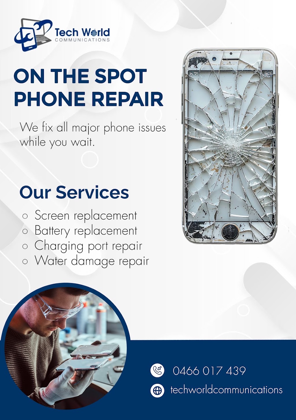 Tech World Communications Waverley Gardens | Shop K007/271 Police Rd, Mulgrave VIC 3170, Australia | Phone: 0466 017 439