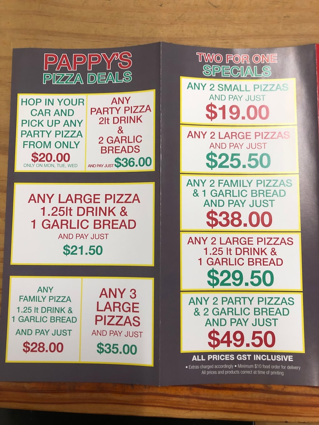 Pappys Pizza Bar | 22 Anderson Walk, Smithfield SA 5114, Australia | Phone: (08) 8254 8155