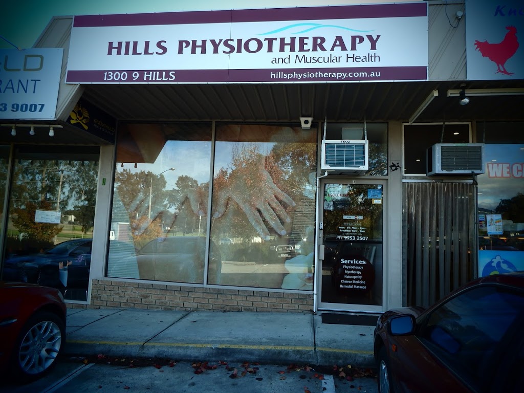 Hills Physiotherapy Knox | physiotherapist | 3/1565 Ferntree Gully Rd, Knoxfield VIC 3180, Australia | 0397532507 OR +61 3 9753 2507