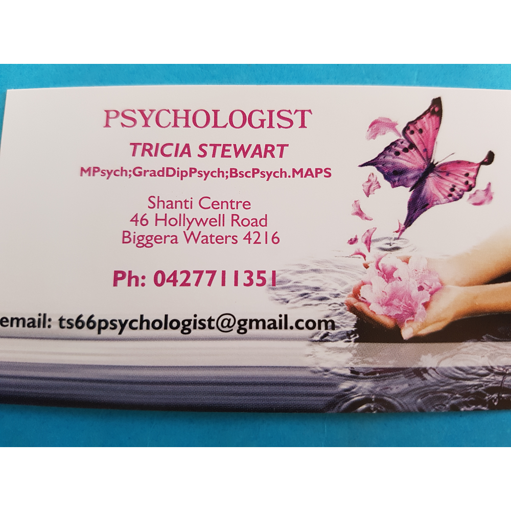 Tricia Stewart Psychology Service - Counselling & Psychologist | Gold Coast Hand Therapy, 34 Hollywell Rd, Biggera Waters QLD 4216, Australia | Phone: 0427 711 351