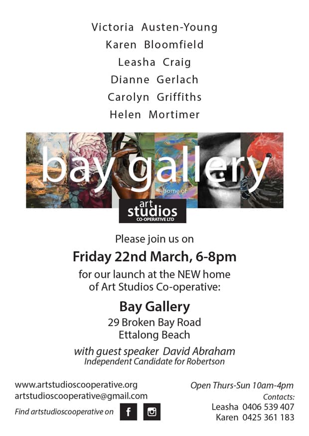 Bay Gallery | art gallery | 29 Broken Bay Rd, Ettalong Beach NSW 2257, Australia | 0425361183 OR +61 425 361 183
