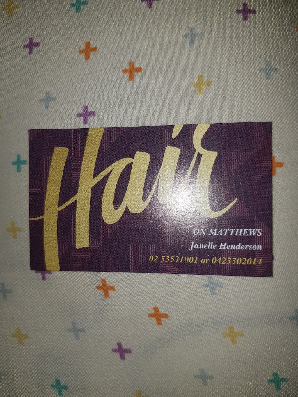 Hair on Matthews | hair care | 5 Matthews Ave, Orange NSW 2800, Australia