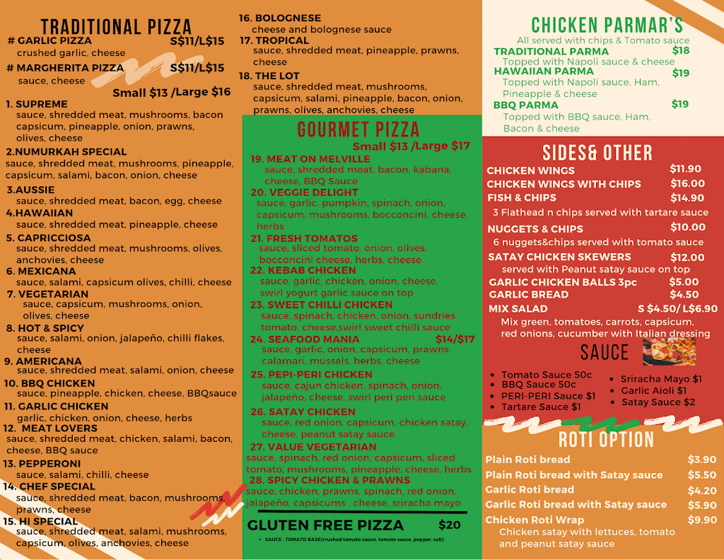 HI PIZZA | 126 Melville St, Numurkah VIC 3636, Australia | Phone: (03) 5862 2803