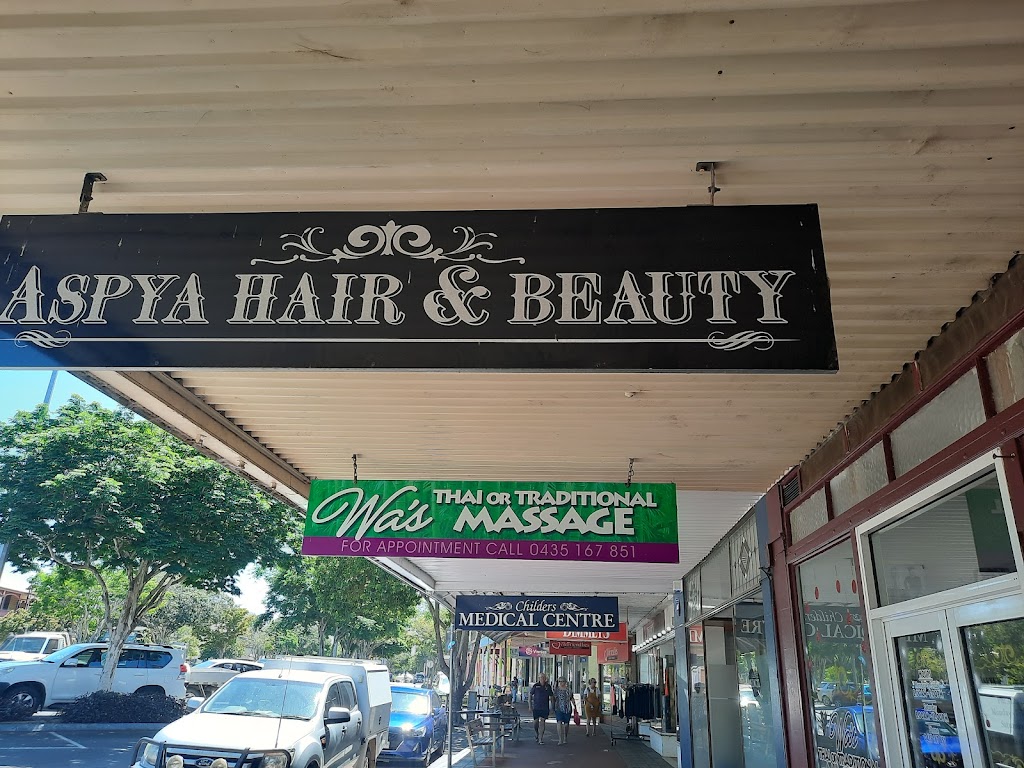 Was Thai or Traditional Massage | inside ASPYA Hair Salon, 68 Churchill St, Childers QLD 4660, Australia | Phone: 0435 167 851