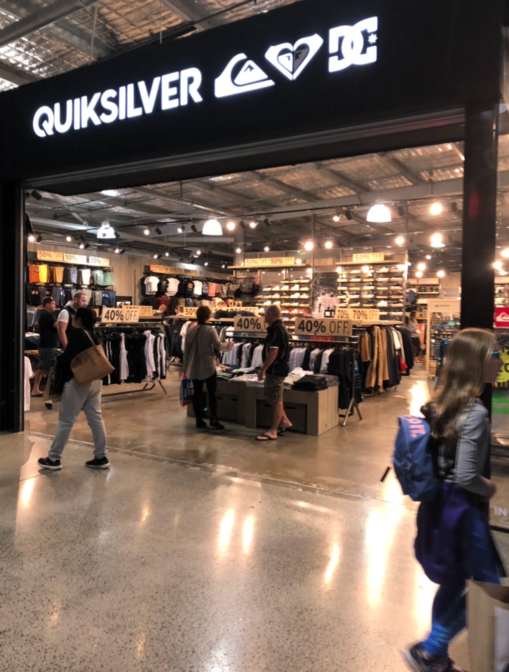 Quiksilver, Roxy & DC Shoes Brisbane DFO | clothing store | T2/1 Airport Dr, Brisbane QLD 4007, Australia | 0731152626 OR +61 7 3115 2626