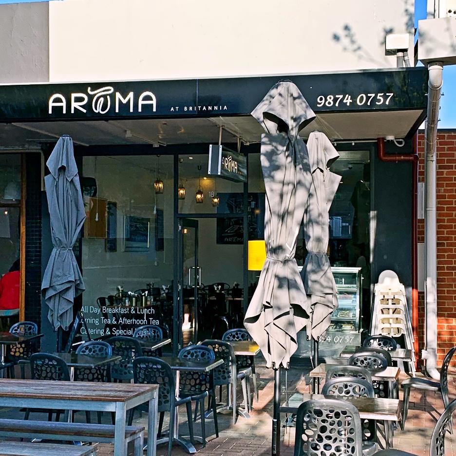 Aroma At Britannia | cafe | 18 Britannia Mall, Mitcham VIC 3132, Australia | 0398740757 OR +61 3 9874 0757