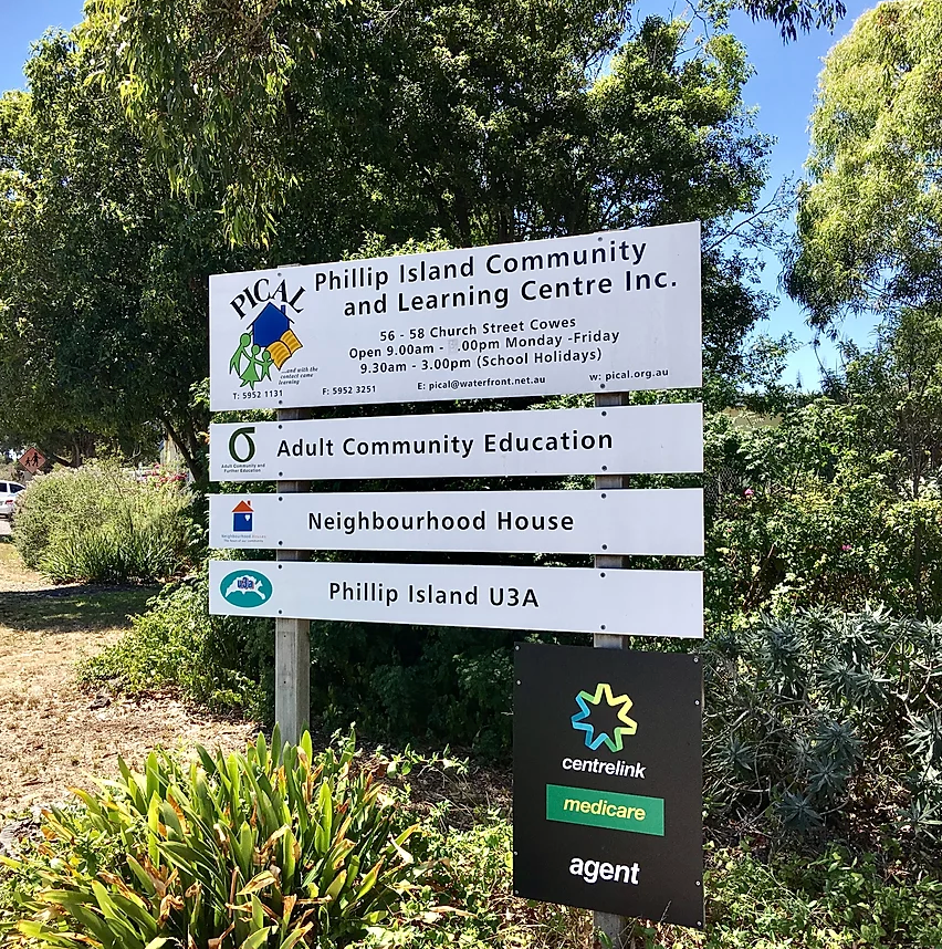 Phillip Island Community and Learning Centre Inc | point of interest | 16 Warley Ave, Cowes VIC 3922, Australia | 0359521131 OR +61 3 5952 1131