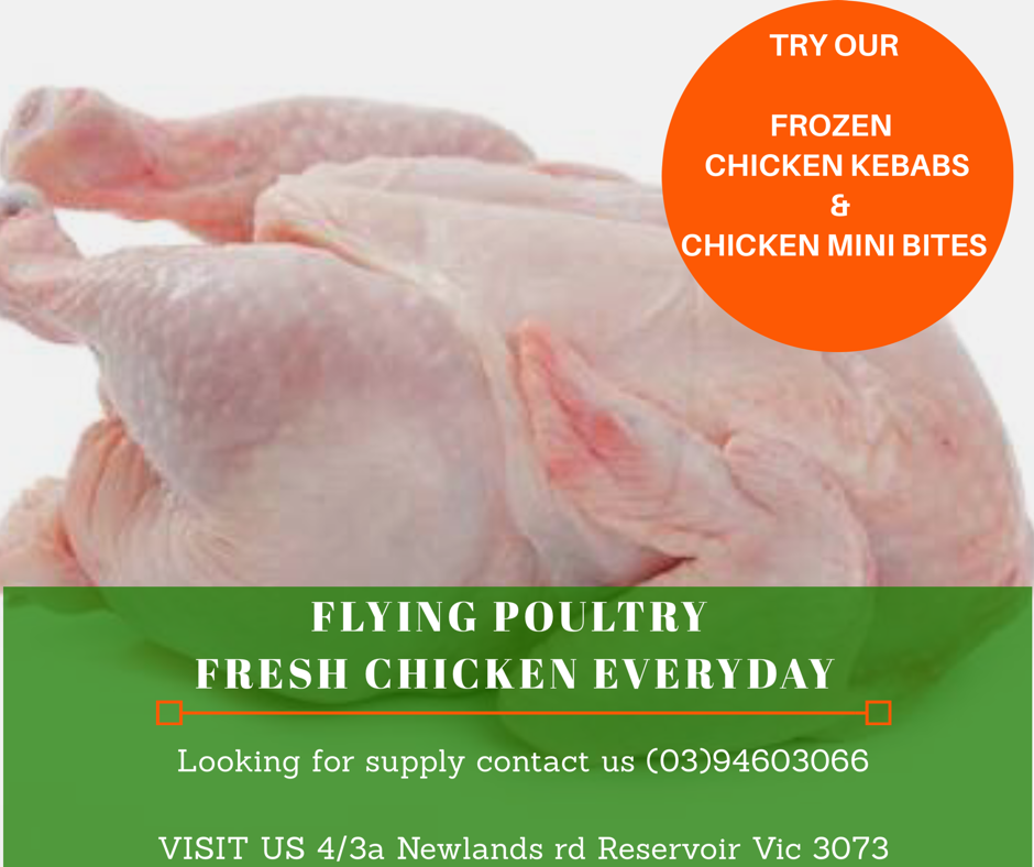 Flying Poultry | 4/3a Newlands Rd, Reservoir VIC 3073, Australia | Phone: (03) 9460 3066