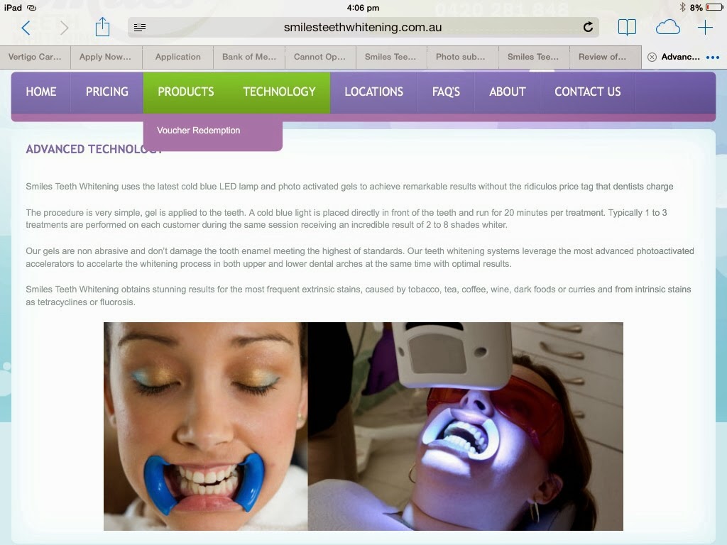 Smiles Teeth Whitening | dentist | 2/251 Latrobe Terrace, Geelong VIC 3220, Australia | 0420281848 OR +61 420 281 848