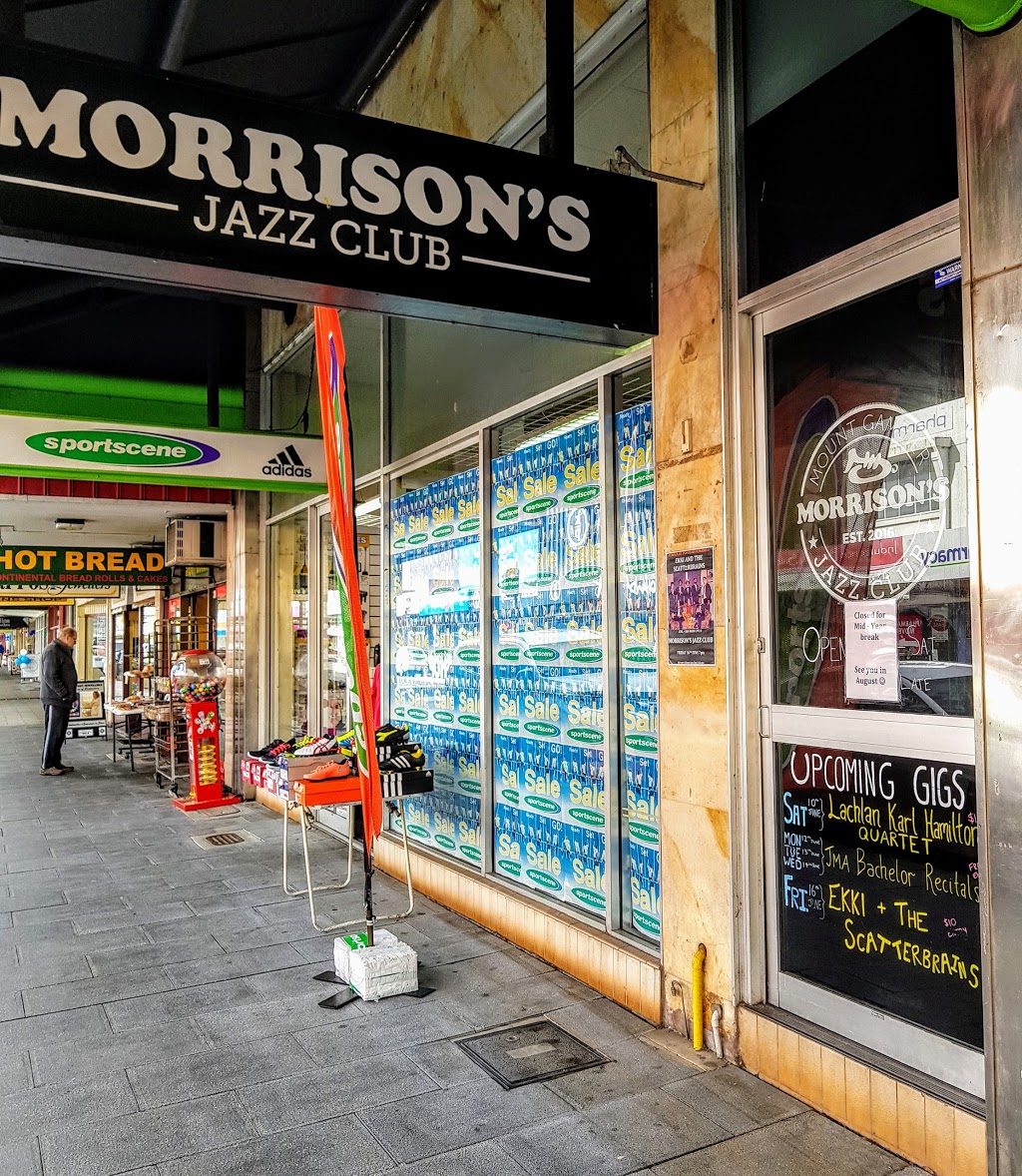 Morrisons Jazz Club | night club | 1/20 Harrald St, Mount Gambier SA 5290, Australia | 0887259027 OR +61 8 8725 9027