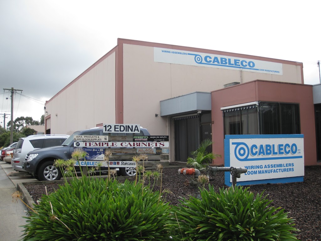 Cableco PTY Ltd. |  | Unit 30/12 Edina Rd, Ferntree Gully VIC 3156, Australia | 0397589544 OR +61 3 9758 9544