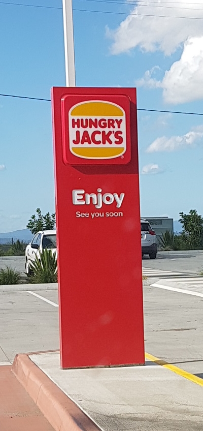 Hungry Jacks | 2306 - 2312 Warrego Hwy, Haigslea QLD 4306, Australia | Phone: (07) 5464 4330