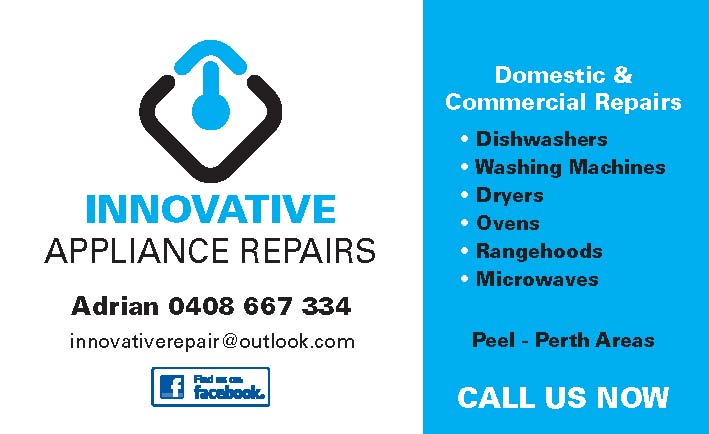 Innovative Appliance Repairs |  | 9 Wayside Ct, Ravenswood WA 6208, Australia | 0408667334 OR +61 408 667 334