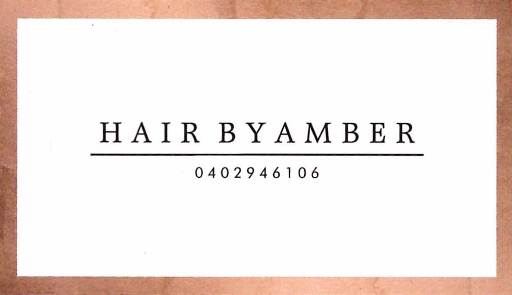 Hair By Amber | hair care | 485 Cross Rd, South Plympton SA 5038, Australia | 0402946106 OR +61 402 946 106