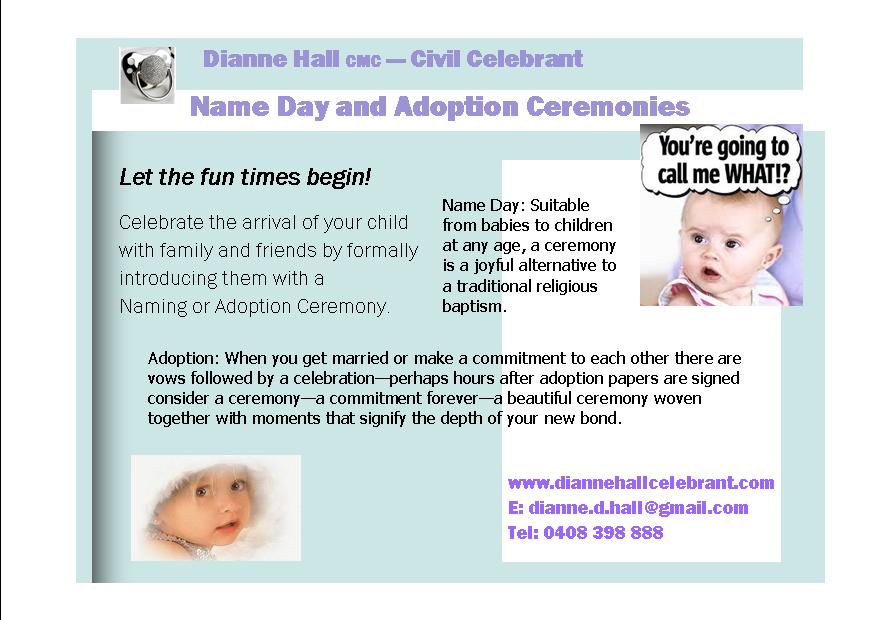 Dianne Hall Celebrant | 105 Bentons Rd, Mornington VIC 3931, Australia | Phone: 0408 398 888