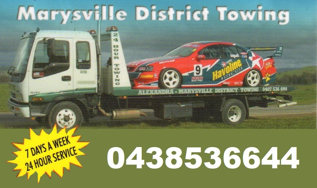 Marysville District Towing | 2224 Maroondah Hwy, Buxton VIC 3711, Australia | Phone: 0407 536 644