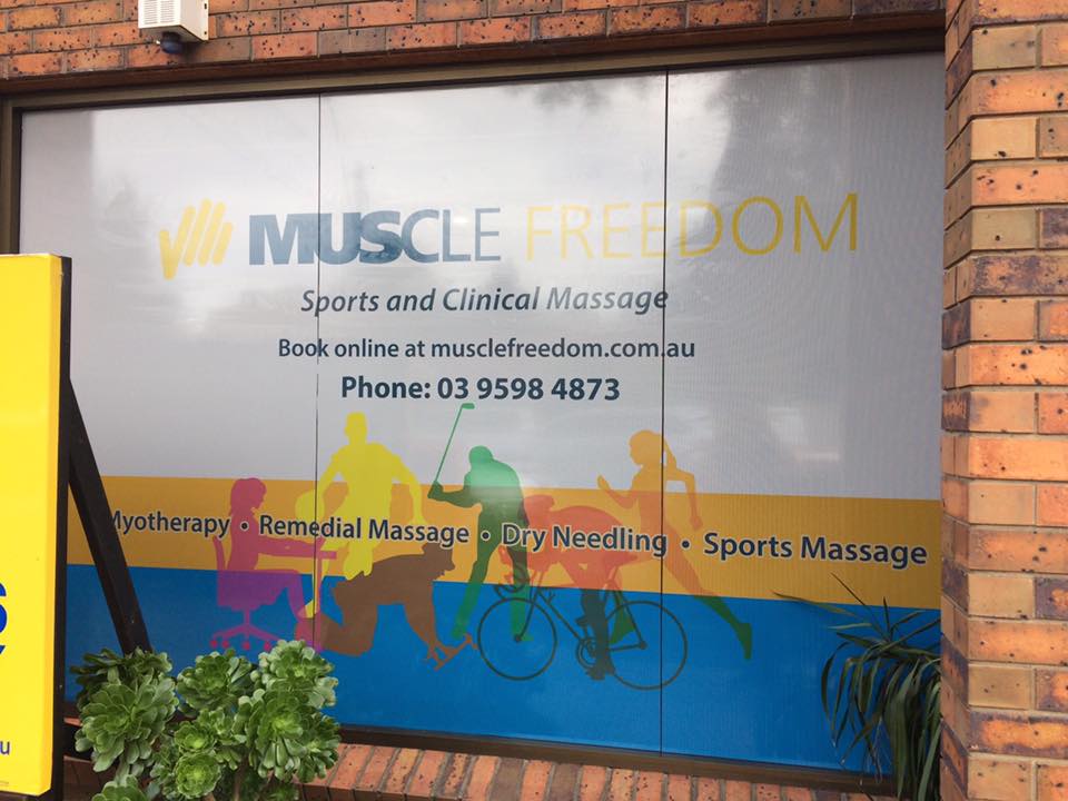 Muscle Freedom | 115-117 Bluff Rd, Black Rock VIC 3193, Australia | Phone: (03) 9598 4873