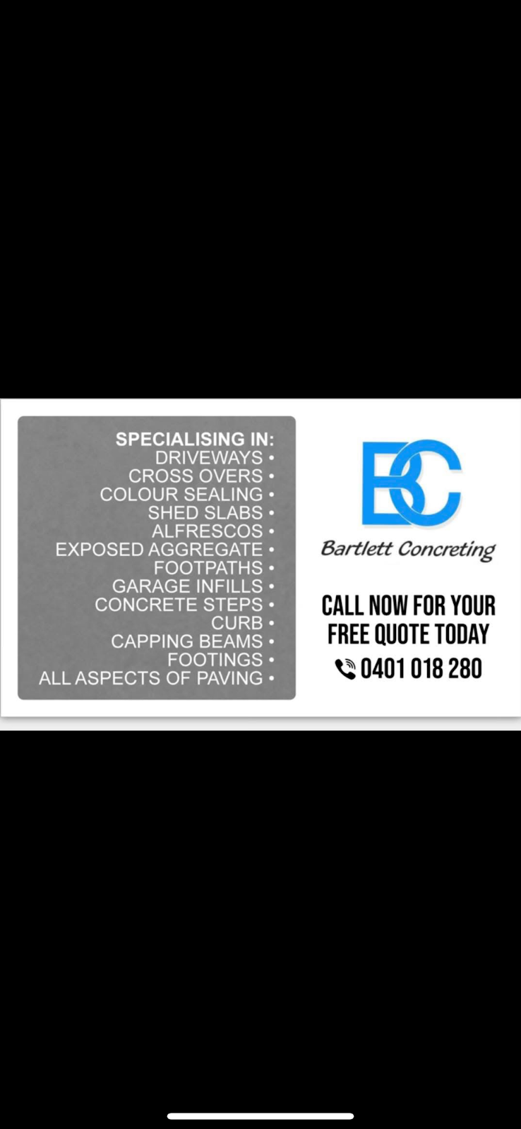 Bartlett Concreting | Crole Dr, Warragul VIC 3820, Australia | Phone: 0401 018 280