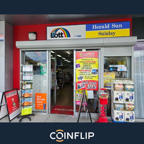 CoinFlip Bitcoin ATM - Ballarto Road News & Lotto (Carrum Downs) | 335, Shop, R7/335 Ballarto Rd, Carrum Downs VIC 3201, Australia | Phone: (773) 800-0106