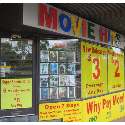Movie Hits | movie rental | 4/53 Banksia Rd, Caringbah NSW 2229, Australia | 0295401444 OR +61 2 9540 1444