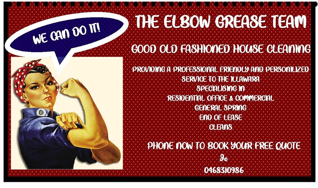 The Elbow Grease Team |  | 4 Carson Pl, Minnamurra NSW 2533, Australia | 0468310986 OR +61 468 310 986