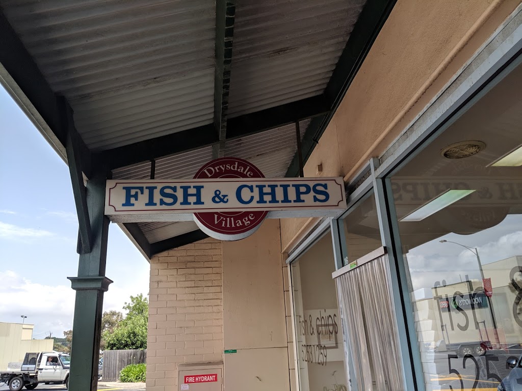 Drysdale Village Fish & Chips | meal takeaway | 16 Hancock St, Drysdale VIC 3222, Australia | 0352531259 OR +61 3 5253 1259